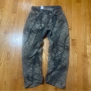 Realtree Camouflage Men's Pants - Brown and Black